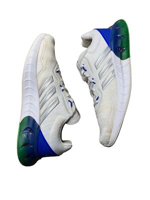 Size 10.5 - adidas Kaptir Super White Silver Metallic for