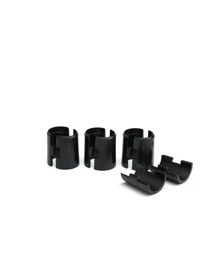 HSS Draht Regal Schloss Clip, passt 3/4" Poldurchmesser, schwarz, 8er Pack - Bild 3 von 4
