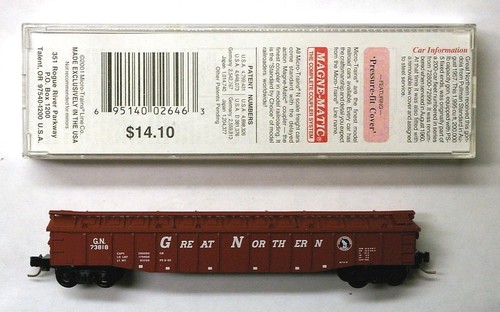 MTL Micro-Trains 106210 Great Northern GN 73818 50 pies góndola cubierta | Zustand: New