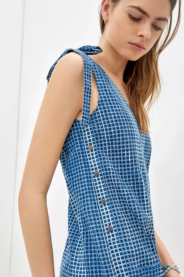 Nuevo Mono Anthropologie by Kopal Geo Rayas Pierna Ancha Talla XS Foto 2 de 4