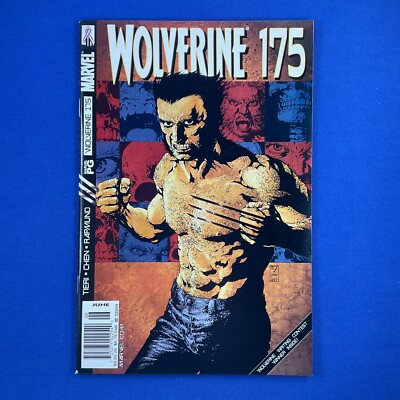 Wolverine #175 NEWSSTAND UPC Logan Files Marvel Comics X-Men 2002 Comic Book
