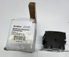 Mars Definite Purpose Contactor, 24 VAC Coil, 3 Poles Silver Cadmium 91431