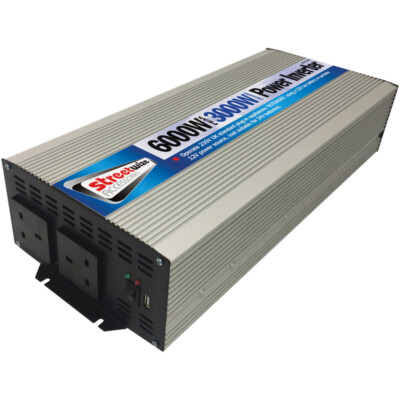 Wechselrichter ideal für Camping 12V DC 230V AC 1000W 2000W 3000W