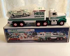Vintage 1991 Hess Toy Truck and Race Car  - New In Box