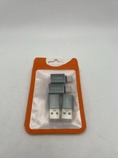 QimKero 2-Type C Female to a Male Charger Converter  2- USB C Male to USB F