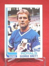 George Brett 1982 Baseball Card TOPPS #200 Kansas City Royals