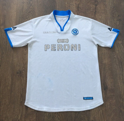 SSC Napoli 2001 2002 Away Football Shirt Soccer Jersey Diadora