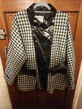 Barbour Alexa Chung Ivy Casual Gingham Jacket Size 16 Used