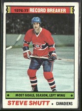 1977-78 Topps Steve Shutt #217 Montreal Canadiens