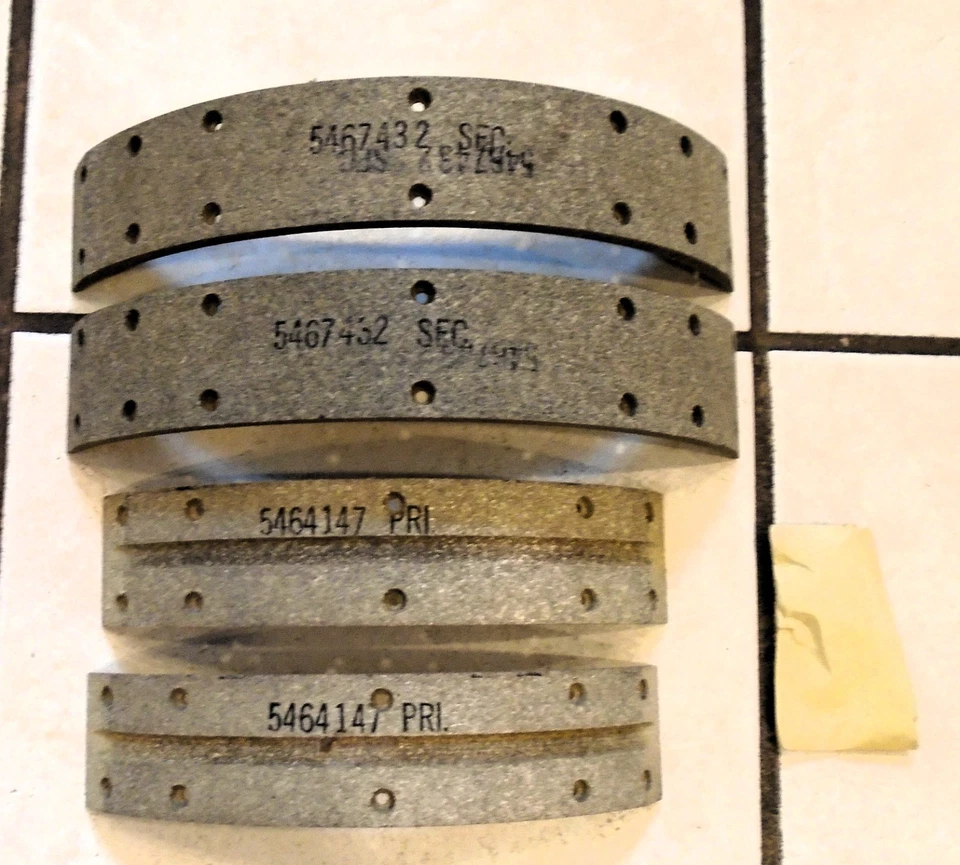 Juego de forro de freno trasero NOS 1961-1966 BUICK RIVIERA WILDCAT ELECTRA GM: 5467235 Foto 4 de 4