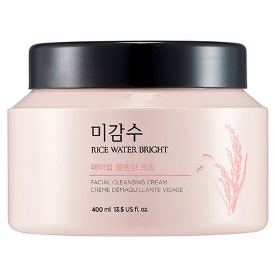 The Face Shop Rice Water Bright Facial Cleansing Cream 400ml (13.5oz)