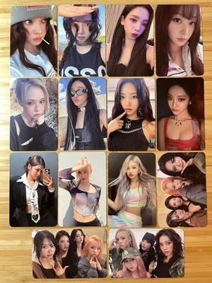 aespa album photocards limited pcs karina winter ningning giselle