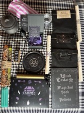 Witch Casket Spells Potions and Cauldron Bundle. Gothic Witchcraft Wiccan