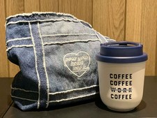 New Starbucks 2026 Denim Star Coffee Series 10oz SS Tumbler with Crossbody Bag