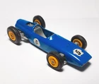 Vintage Matchbox Lesney 1-75 #52 B.R.M. BRM Race Car in Blue - No Driver