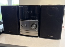 Panasonic SA-PM500DB iPod, DAB, CD Micro Hi-Fi Stereo System Black~silver