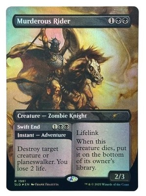 MTG | Murderous Rider / Swift End #1981 | Secret Lair | Foil | NM | EN