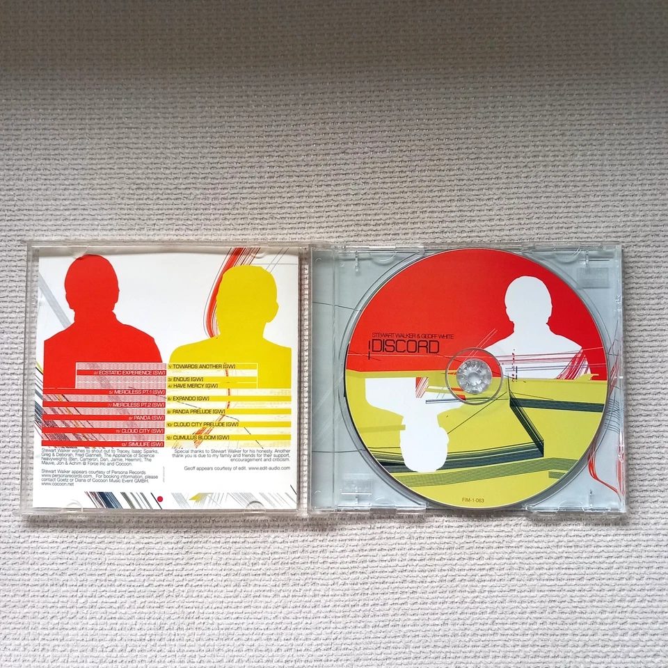 Geoff White & Stewart Walker - Discord - CD - Force Inc. - Bild 3 von 3