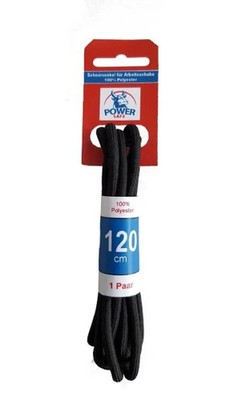 Power Safe Schnürsenkel Länge 120 cm, schwarz  Schnürsenkel