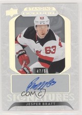 2021 Upper Deck Ovation Standing Signatures 47/50 Jesper Bratt #SOS-JB Auto 0r35