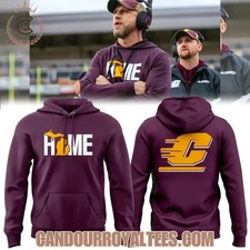 Central Michigan Football Home Hoodie Unisex All Sizes