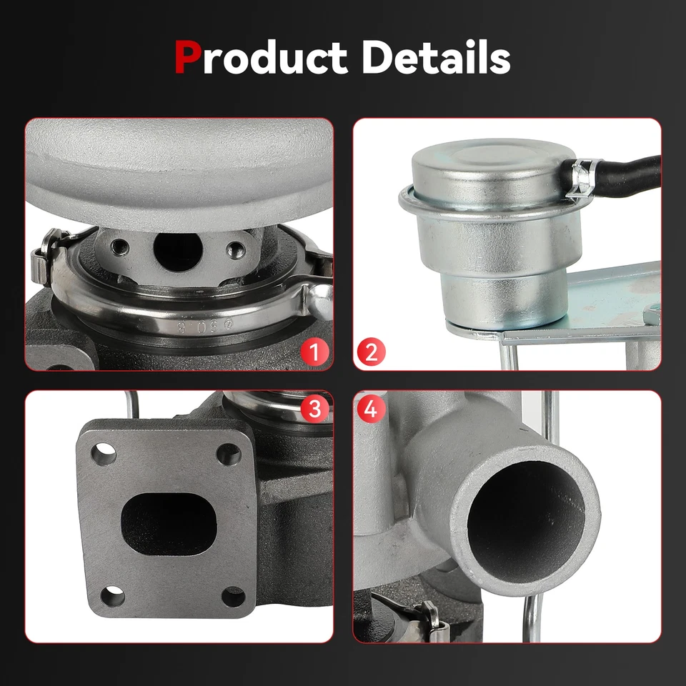 For Hyundai D4DA Mitsubishi 4D34T 3.9L 136HP Turbo Turbocharger 49178-02320 - Изображение 2 из 4