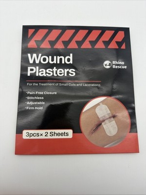 Zip Stitch Wound Closure Strips Without Suture for Cut Care , Adhesive Bandages