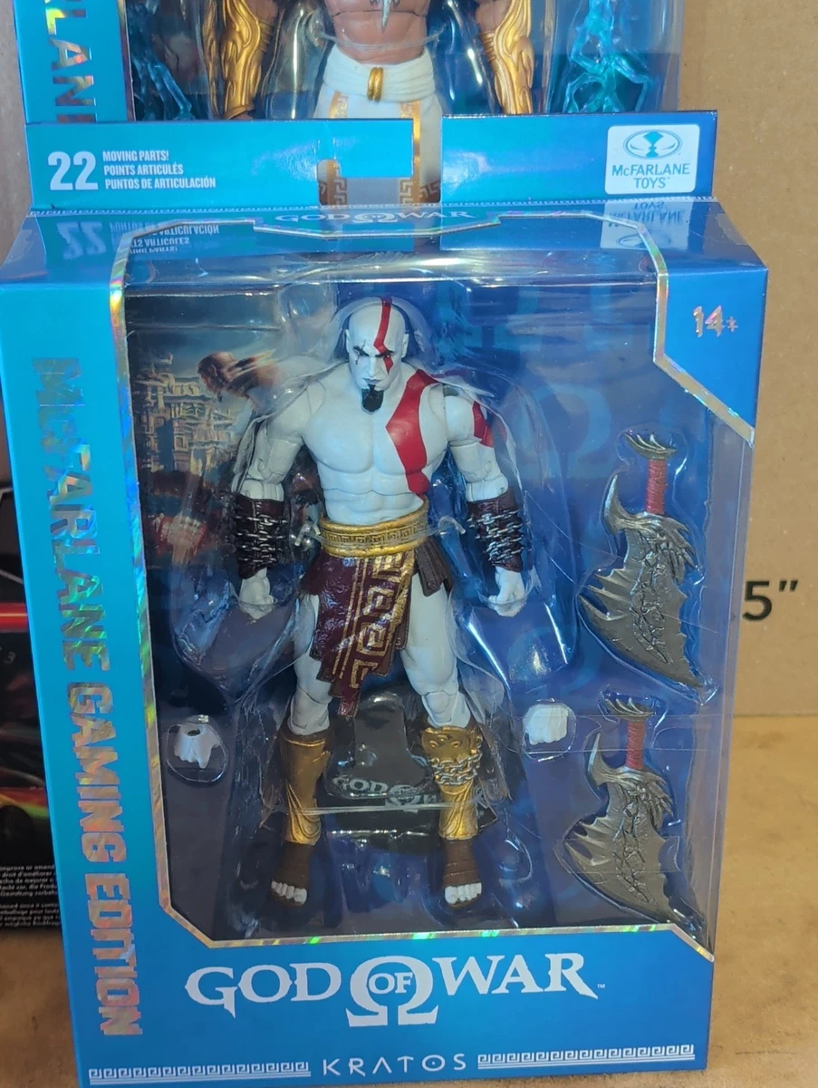 McFarlane God of War Kratos & Zeus 7in Action Figure Set Gaming Edition Sony PS5