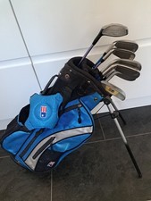 SUPERB SET OF US KIDS PURPLE / BLUE UL-24 JUNIOR GOLF CLUBS, RIGHT HANDED, 45"