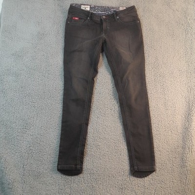 Lee Cooper Jeans Womens 32  Alexi Low Waist Stretch Black 
