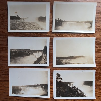 Antique Niagara Falls 1920s Photos Horseshoe Falls Upper Steel Arch Bridge