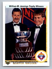 1990 Upper Deck Andy Moog / Rejean Lemelin #209b Boston Bruins