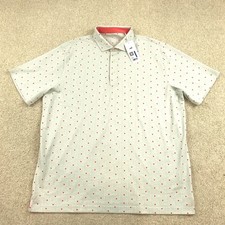 Puma Golf Polo Shirt Mens XL Pique Botanic New