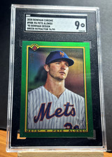 2020 Bowman PETE ALONSO Mets #90B-PA Green Refractor '90 Bowman SGC 9 #'d 76/99