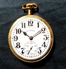ILLINOIS "BUNN SPECIAL"  16S 21 JEWELED RAILROAD GRADE POCKETWATCH — photo 2