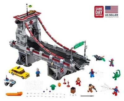 LEGO Marvel 76057 Spider-Man: Web Warriors Bridge Battle 1092pc Brand New Sealed