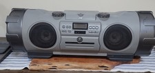 JVC Kaboom RV-B90GY CD Radio Boombox READ DESC - TAPE CLICKS / CLEAR SOUND