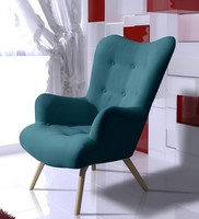 Sessel Einsitzer Lounge Club MöBel Ohrensessel Sofa Couch Fernseh Polster Neu