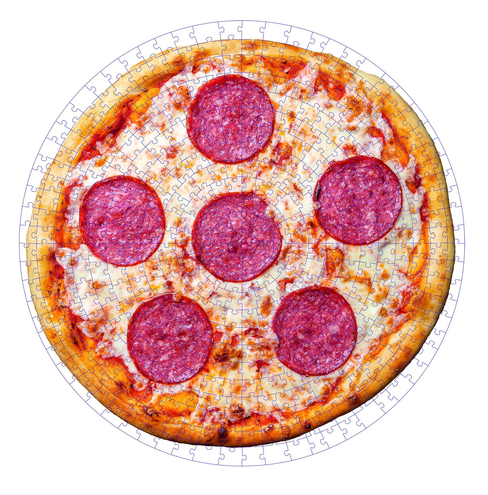 Winkee - Puzzel dikke kat pizza dner pizza 6690₽