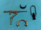 G.I. GI JOE THUNDER PARTS WEAPONS + SLUGGER GUN lot visor headset FREE SHIP
