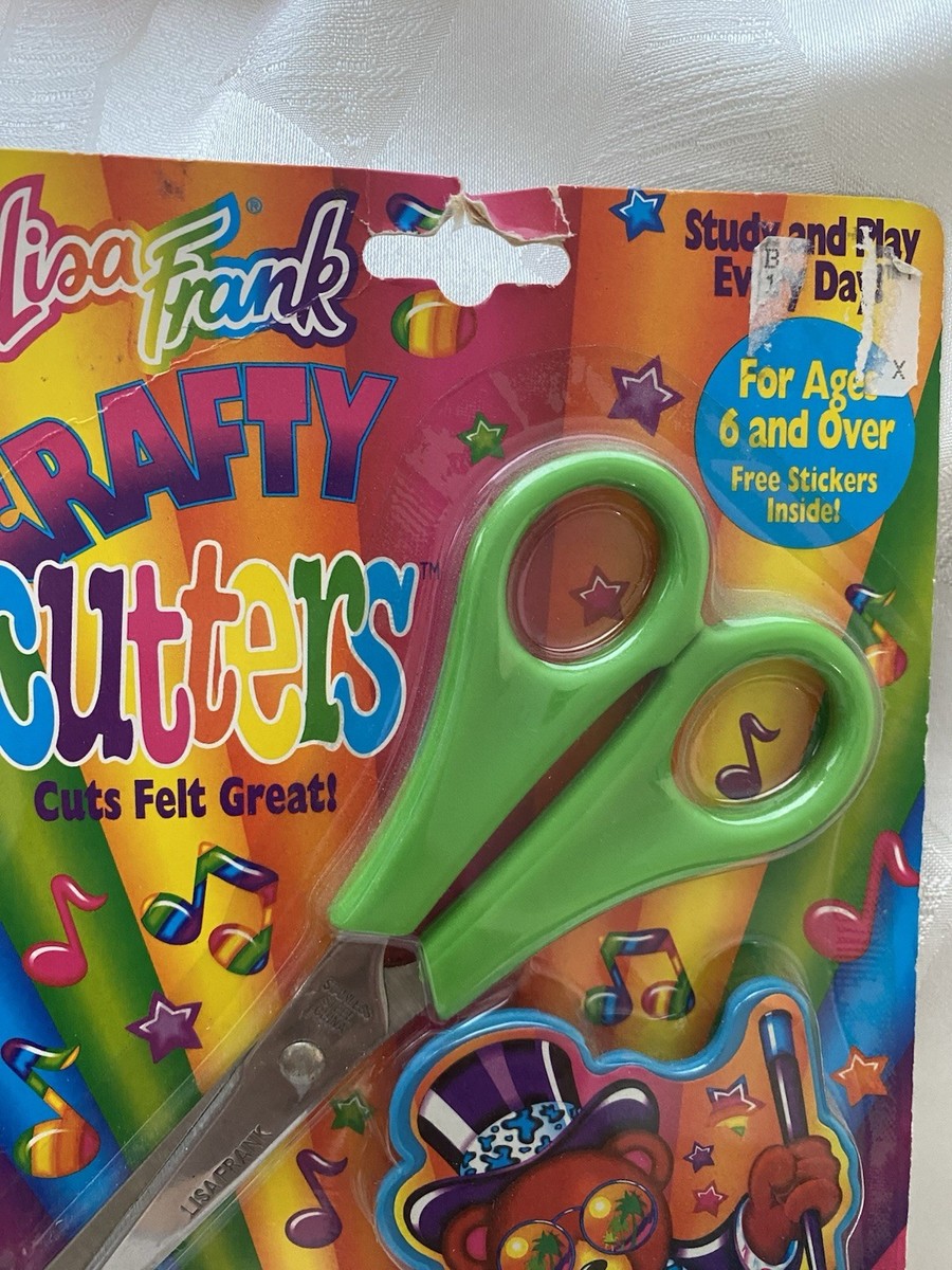 Vintage Lisa Frank Crazy Cutter Scissors Hollywood Bear | eBay