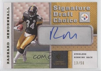 2008 SP Rookie Threads 13/50 Rashard Mendenhall #SDC-RM Auto RC px8