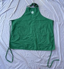 Starbucks Green Barista Apron with 2 Pockets and Strap