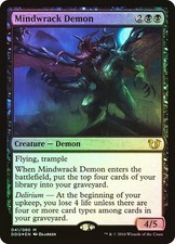 Mindwrack Demon promo Foil Mtg Magic English