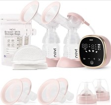 NCVI Electric Breast Pump 8782, Portable Hospital-Grade Double Pump with 4 Modes