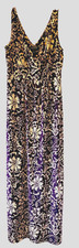 Lauren/ Ralph Lauren Floral Sleeveless V-Neck Maxi Dress - Size 8 Boho Chic