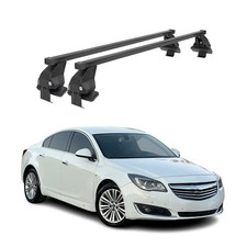 Menabo Dachträger Grundtäger für Opel Insignia A 2008-2017 50kg Stahl Schwarz 2x
