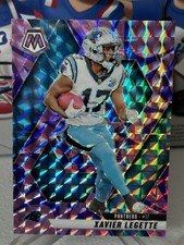 2025 Panini Mosaic Football Xavier Legette #45 Mosaic Camo Pink