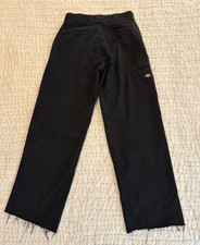 Dickies Loose Fit Double Knee Pants Men  s 34x30 Black Faded Work SkaterGrungeII