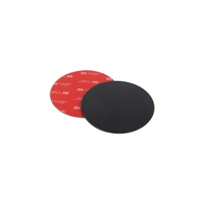 CAMPNETIC Selbstklebendes Metallpad 90mm schwarz – Haftgrund magnetisches Camping Zubehör